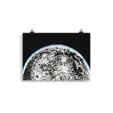 Space Art. Moon Rise Prints & Poster. By Johnnyinthe56