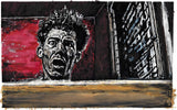 Hunter S Thompson Portrait | Screaming Hunter | Film Art | Original Painting | Johnnyinthe56