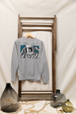 Space Art. Astronaut Sweatshirt. Unisex Organic & Eco-Friendly. Original Art By Johnnyinthe56