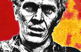 Steve McQueen Portrait | Film Art | Original Painting | Johnnyinthe56