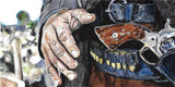 The Good The Bad & The Ugly | Film Art | Original Painting | Graveyard | Johnnyinthe56