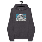 Space Art Astronaut Hoodie. Unisex Organic & Eco-Friendly. Original Portrait Art By Johnnyinthe56
