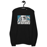 Space Art. Astronaut Sweatshirt. Unisex Organic & Eco-Friendly. Original Art By Johnnyinthe56