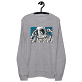 Space Art. Astronaut Sweatshirt. Unisex Organic & Eco-Friendly. Original Art By Johnnyinthe56