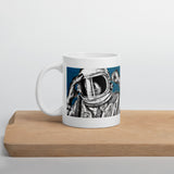 Space Art. Astronaut Mug. Original Portrait Art By Johnnyinthe56