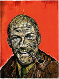 Tom Hardy Portrait | Hand Painted | Original Painting | Film Art | Tom Hardy as Daniel Day-Lewis in There Will Be Blood | Johnnyinthe56