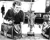 Billy Bremner Portrait | LUFC | Leeds United Art | Original Painting | Hand Painted | Johnnyinthe56