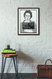 Original Painting | Portrait | Women's Mugshot | The Librarian Got Arrested | Johnnyinthe56