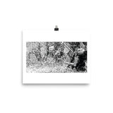 Akira Poster - The Seven Samurai - Fight In The Rain Scene Akira Kurosawa Print - Johnnyinthe56 - Unframed