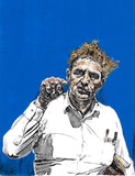 Shouting Man | Original Painting | Pop Art | Portrait | Artist Johnnyinthe56