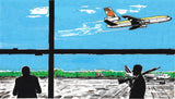 Original Painting | Airport Crime Story | Johnnyinthe56