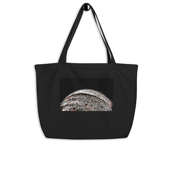 Space Art. Jupiter Rising Tote Bag. BIG Organic Cotton. Original Art By Johnnyinthe56