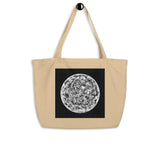 Space Art. The Lost Planet Tote Bag. BIG Organic Cotton. Original Art By Johnnyinthe56.