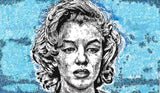 Marilyn Monroe Portrait | Film Art | Original Painting | Johnnyinthe56