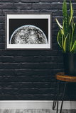 Space Art | Original Painting | Moon Rise by Johnnyinthe56