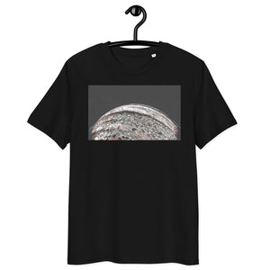 Space Art Jupiter Rising T-shirt. Unisex Eco-Friendly Organic Cotton. Original Art By Johnnyinthe56